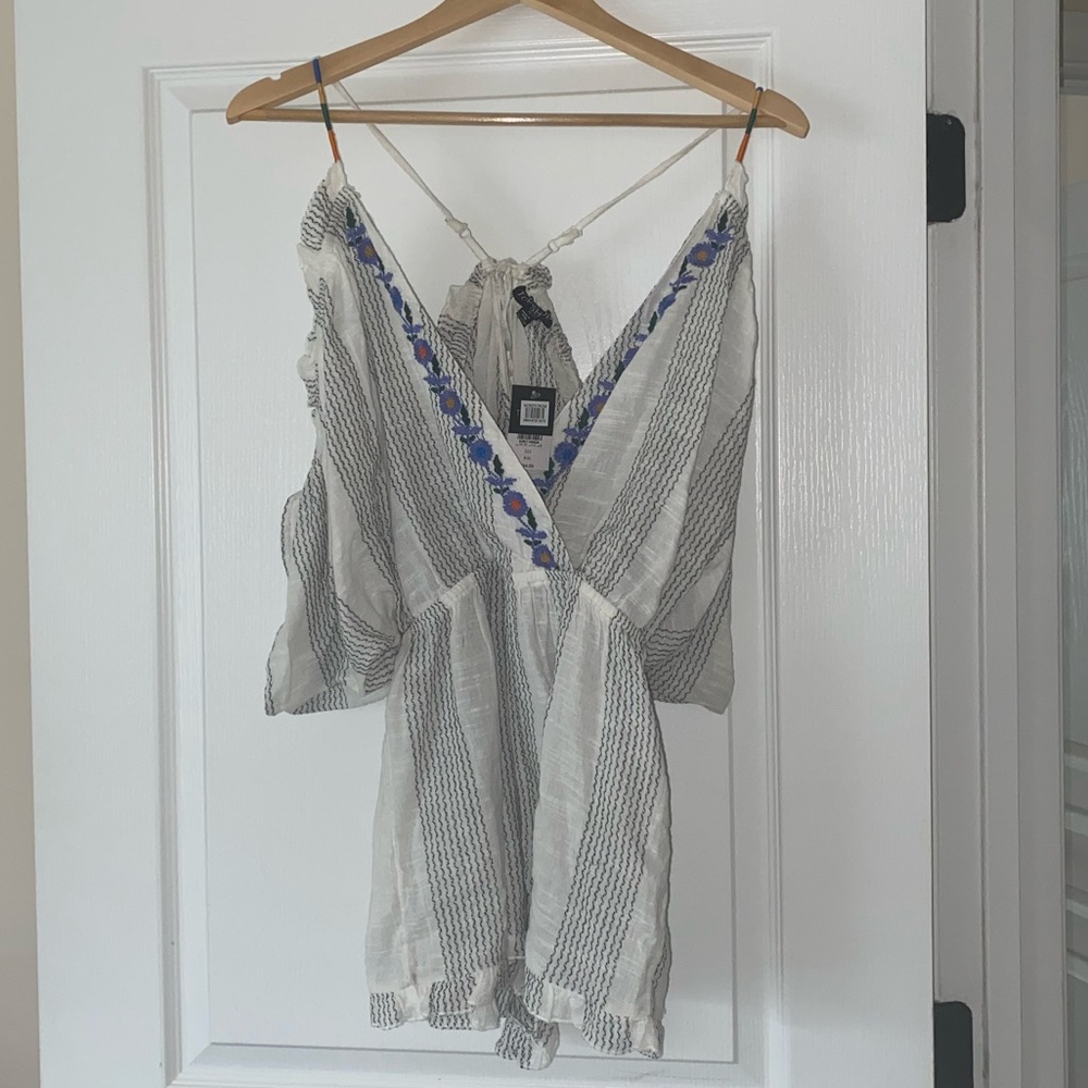 Topshop romper / coverup NWT